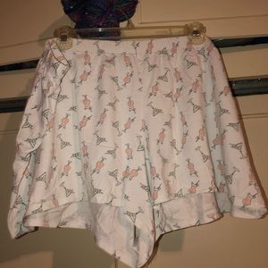 Martini glasses pajama shorts size 22/24